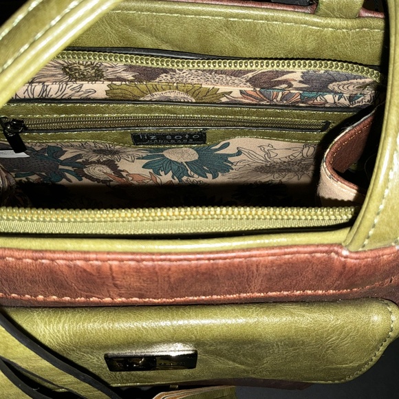 Liz Soto Convertible Backback - Green/Brown - NWT main image 9